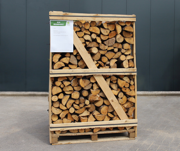 1.7m³ winddroog els brandhout Box winddroog els