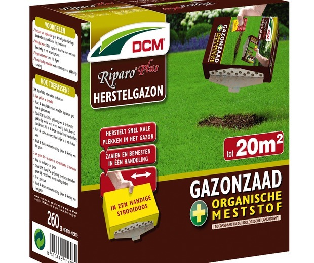 dcm riparo plus: graszaad herstelgazon Voor gazonherstel en doorzaai 